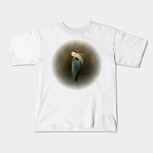 Grey heron Kids T-Shirt